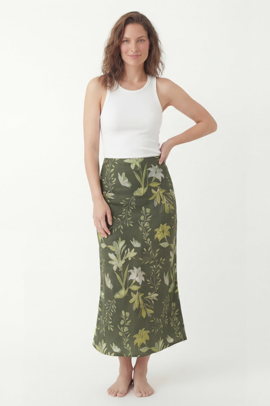 Falda Maia Puntos Verde