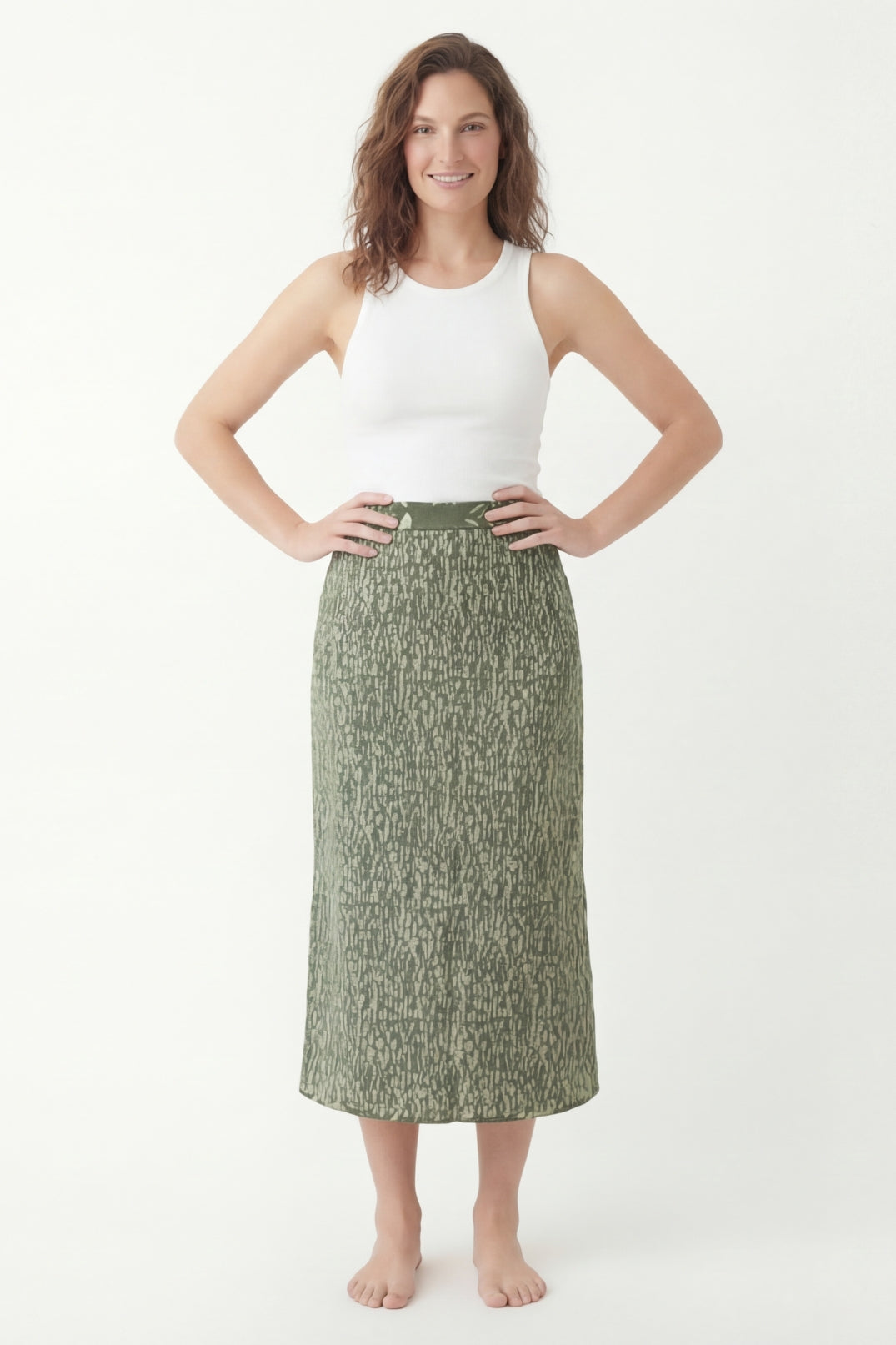Falda Maia Puntos Verde