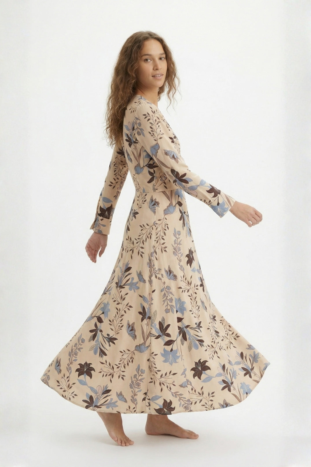 Vestido Senda Achira Cafe