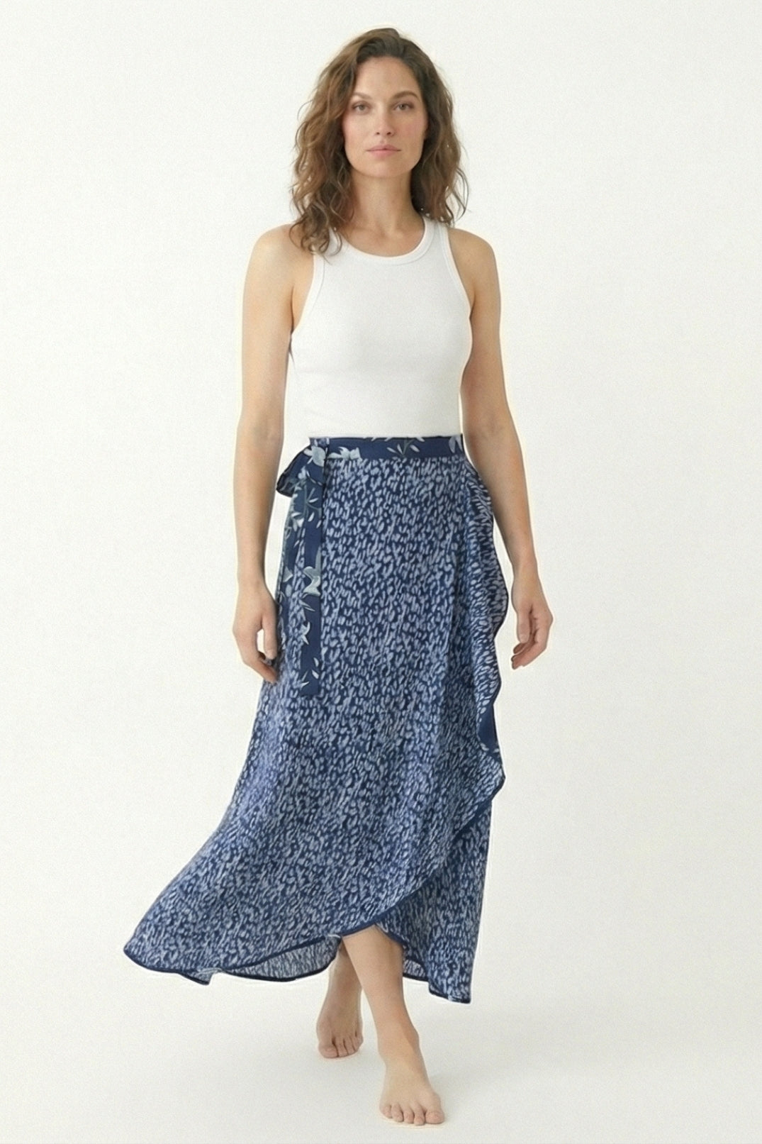 Falda Yuma Puntos Azul