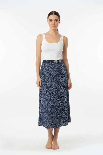 Falda Maia Puntos Azul
