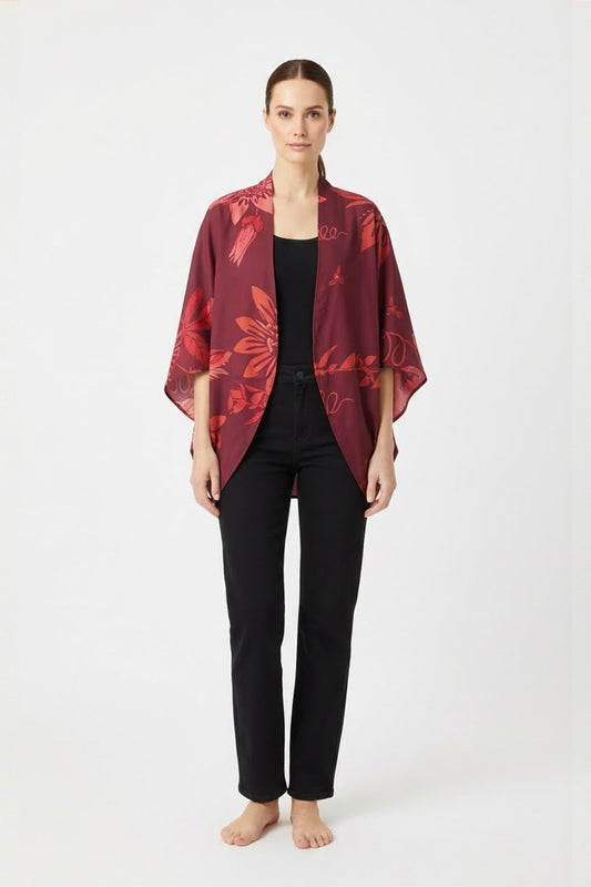 Kimono Savia Achira Burgundi