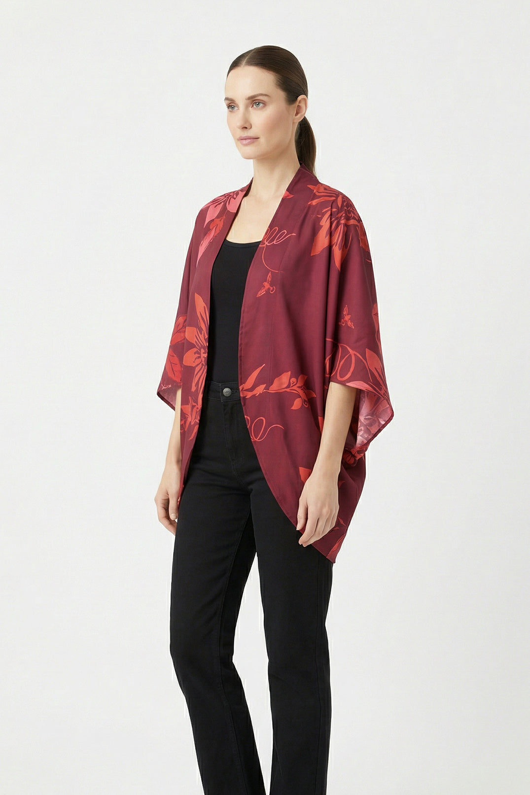Kimono Savia Achira Burgundi