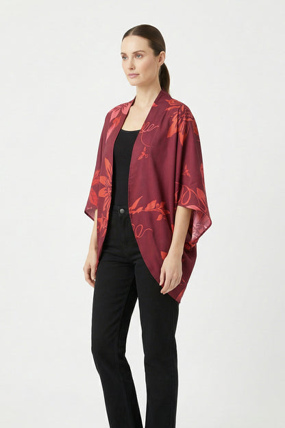 Kimono Savia Achira Burgundi
