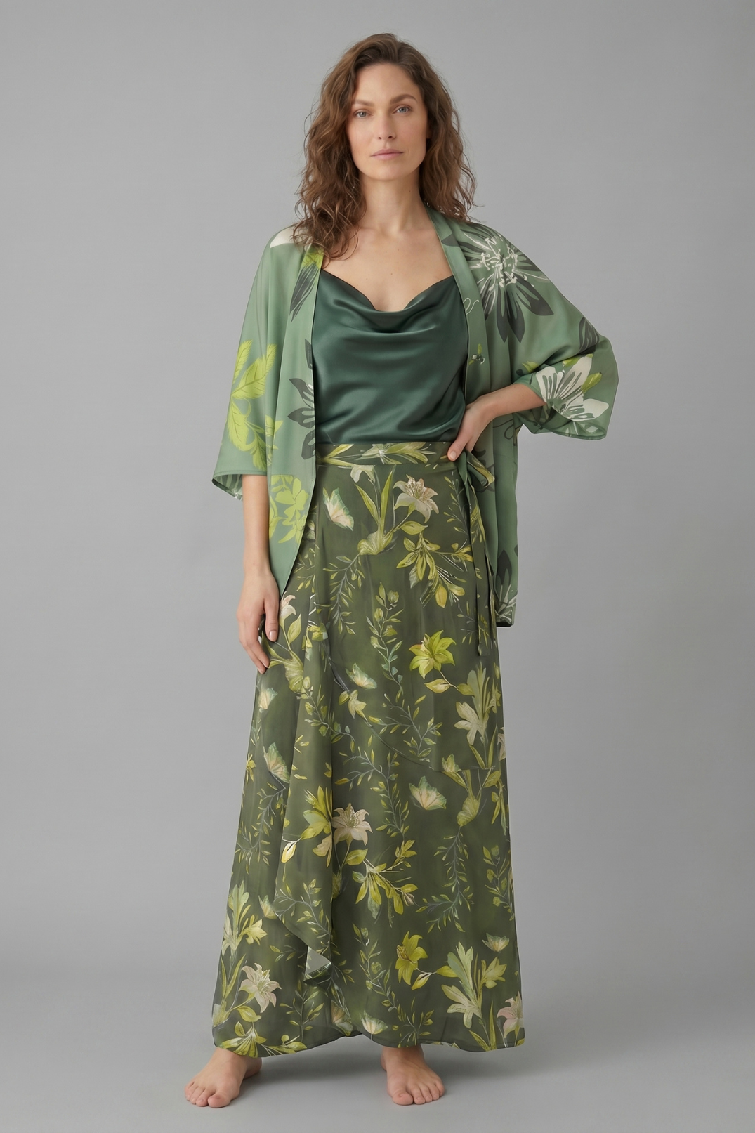 Falda Yuma Puntos Verde
