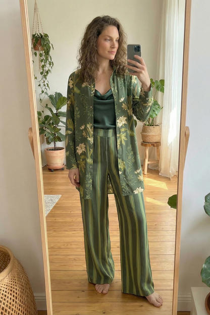 Pantalon Igua Rayas Verde