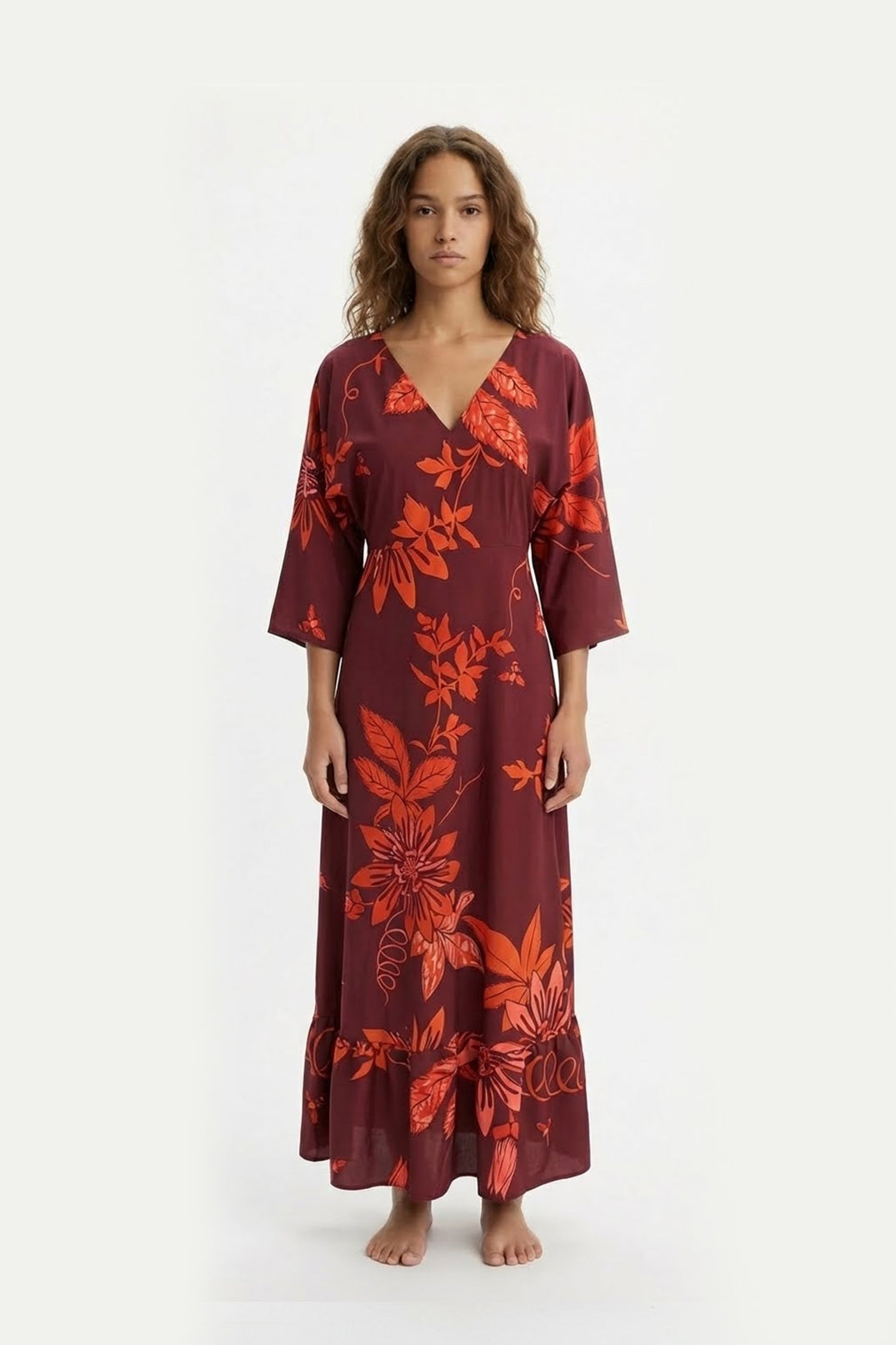 Vestido Magdalena Chulupa Burgundi