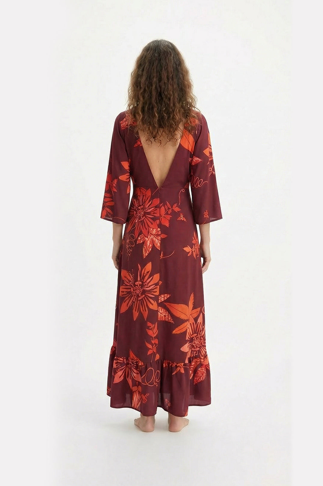 Vestido Magdalena Chulupa Burgundi